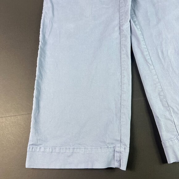 Marine Layer Pants Women's 33x27* Bridget High Rise Wide Leg Crop Blue Tag 14 - Picture 6 of 16